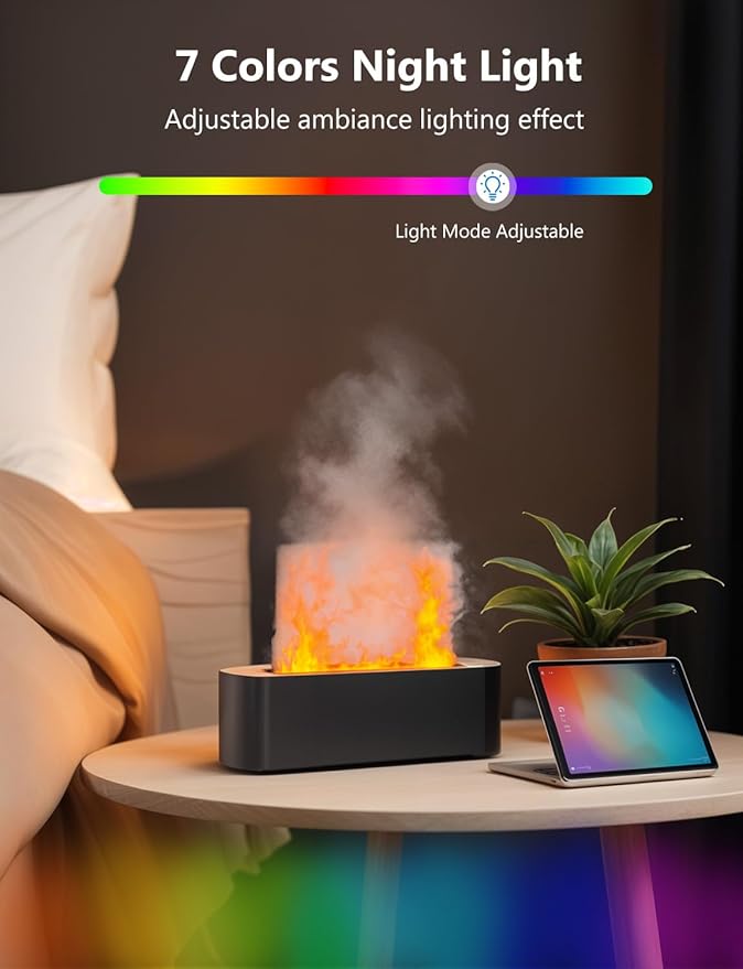 Flame Air Diffuser, Humidifier, Essential Oil Diffuser - Image 3