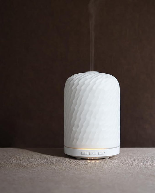 Essential Oil Diffuser – 2.4MHz Ultrasonic Aromatherapy Diffuser, Health Night by ONABOVIVA