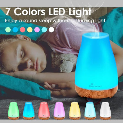 300ML Diffuser Essential Oil Diffuser Remote Control Aromatherapy Diffuser Mist - Image 2
