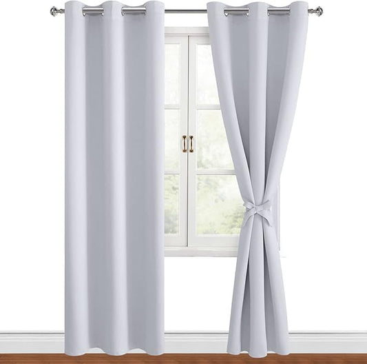 Hiasan Blackout Curtains for Bedroom, 42 x 84 Inches Long by Hiasan