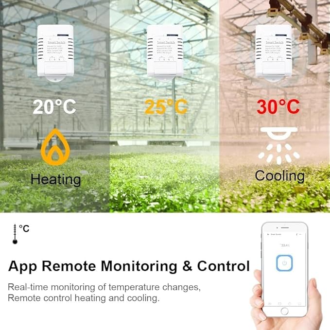 Zigbee High Power 16A Smart WiFi Temperature Controller - Image 3