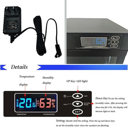 Electronic Dry Cabinet 50L, 4 Layers Camera Storage Cabinet, Digital - Image 3