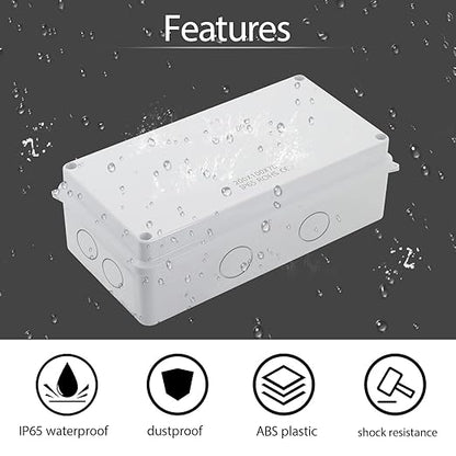 LeMotech Junction Box, Electrical Box IP65 Water Resistant Dustproof ABS - Image 5