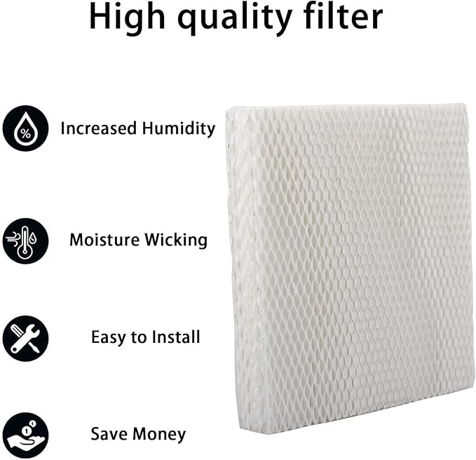 HIFROM 2Pack Replacement Humidifier Wick Filters Water Panel Filter Compatible - Image 4