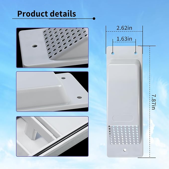 8 Pack Shipping Container Air Vent, Cross Flow Ventilation - Image 4