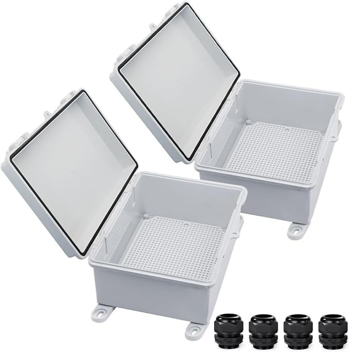 Waterproof Outdoor Electrical Box Junction Box Weatherproof IP67 ABS Plastic by YETLEBOX