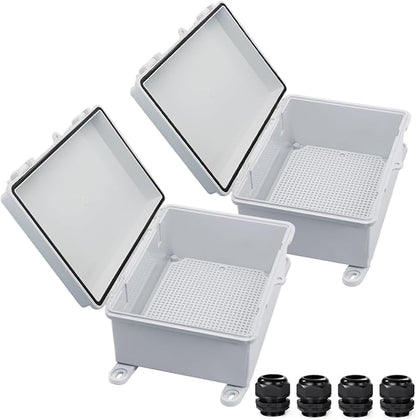 Waterproof Outdoor Electrical Box Junction Box Weatherproof IP67 ABS Plastic by YETLEBOX