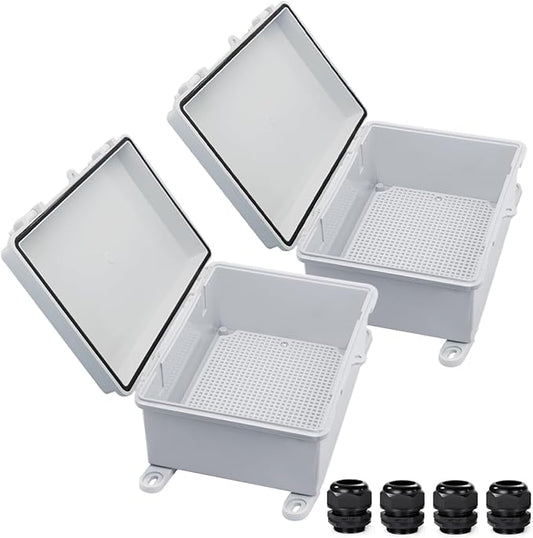Waterproof Outdoor Electrical Box Junction Box Weatherproof IP67 ABS Plastic by YETLEBOX