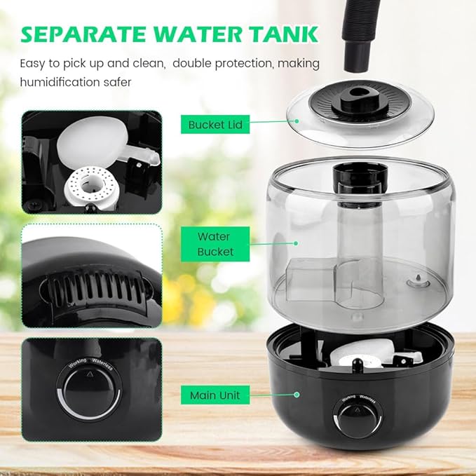 Reptile Humidifier Fogger, 3L Visible Tank Reptile Miste-r - Image 6