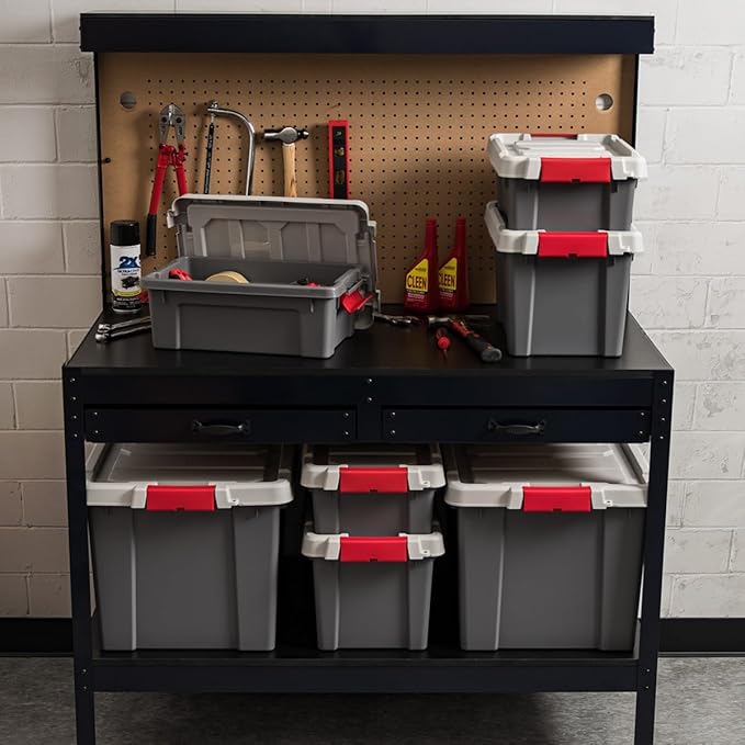 IRIS USA 3 Gallon Lockable Storage Totes - Image 2
