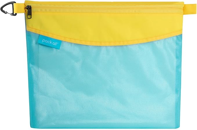 pack all Water-resistant Material Zipper Pouch, Mesh Zipper Bag by packall