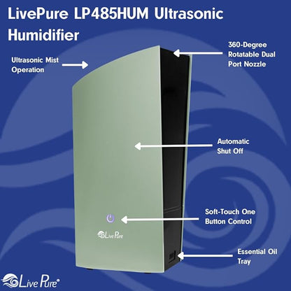 LP485HUM LivePure Ultrasonic Humidifier - Image 2