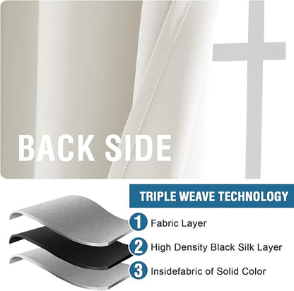 H.VERSAILTEX Light Reducing Curtains Thermal Insulated Window Treatment Panels - Image 8