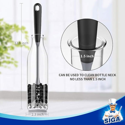 MR.SIGA Long Handle Bottle Brush, Flexible Scrub Brush - Image 7