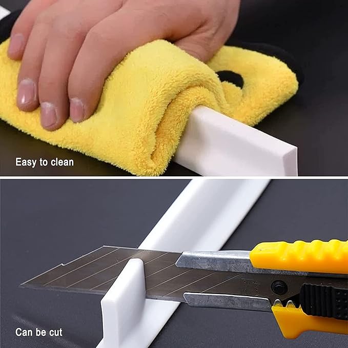 Collapsible Shower Water Guard Water Splash Guard Water Dam Barrier Shower - Image 3
