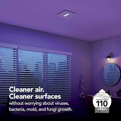 Broan-NuTone AR110LKVV SurfaceShield Vital Vio Powered Exhaust Vent LED White - Image 4