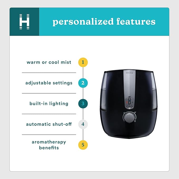 Homedics TotalComfort Plus Humidifier – Large Air Humidifiers - Image 3