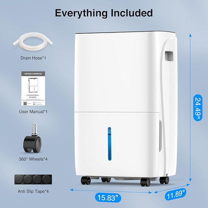 ZAFRO Dehumidifiers for Home and Basement - Image 8