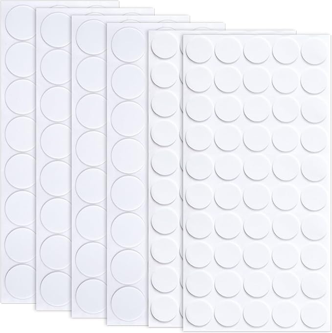 200 Pcs Small Felt Furniture Pads, Self-Adhesive EVA Foam Dot Circles, Round by Unknown