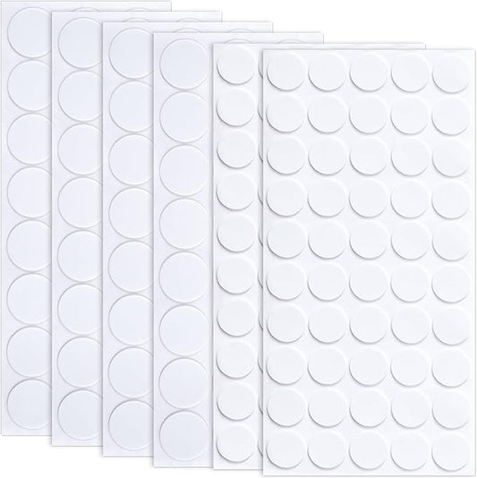 200 Pcs Small Felt Furniture Pads, Self-Adhesive EVA Foam Dot Circles, Round by Unknown