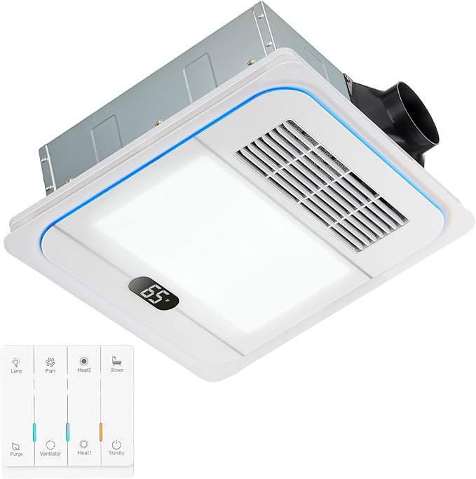 13.8 IN Bathroom Exhaust Fan by TOYOUSEA