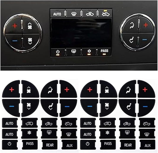 AC Dash Button Repair Decal Stickers, Repair by JOYCOURT
