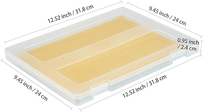 4 Pack A4 Paper Storage Box, 8.5 x 11 Project Case - Image 3