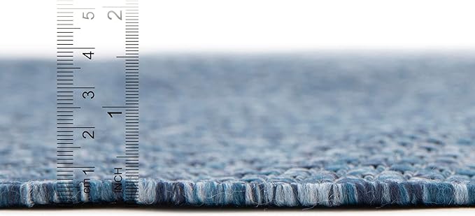 Unique Loom Collection Casual Transitional Solid Heathered Indoor/Outdoor - Image 2