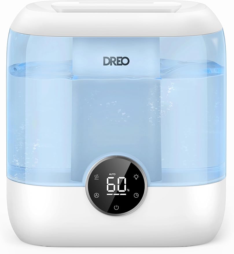 DREO Humidifiers for Bedroom, 6L Top Fill Supersized Cool Mist Humidifier for by DREO