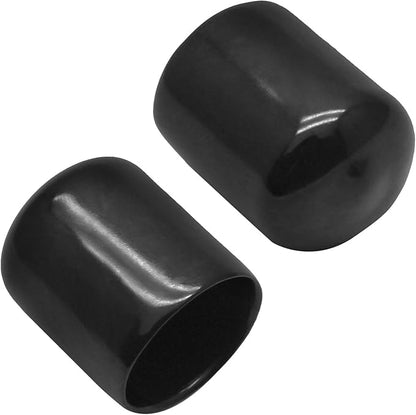 24 Pcs Round Rubber End Caps, 7/8" ID Vinyl Flexible Screw Thread Protectors - Image 3