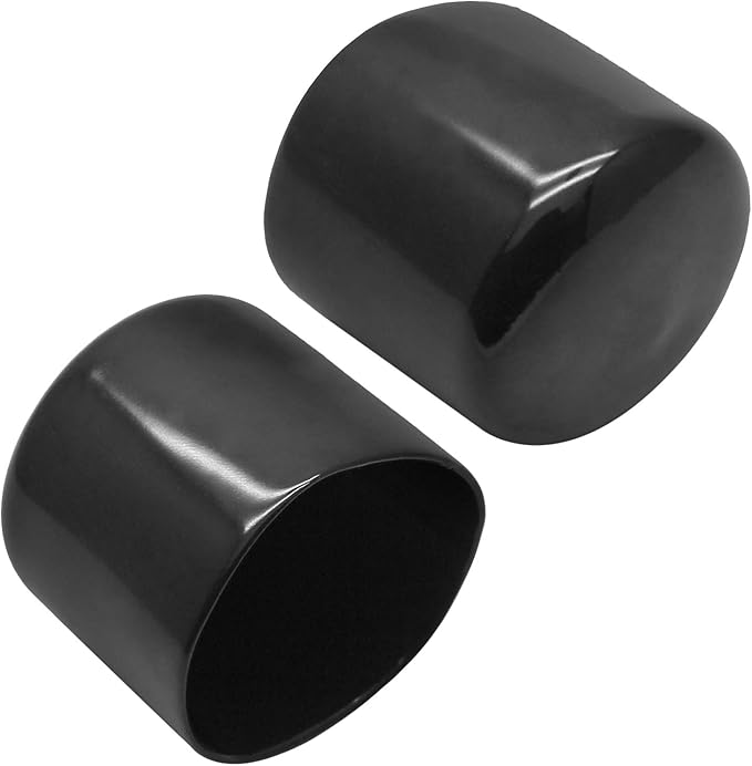 12Pcs Round PVC End Caps, 1-3/8" Vinyl Flexible Bolt Chair Leg Caps Plastic - Image 3