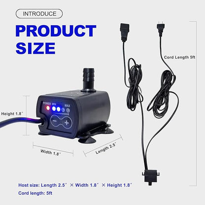 Automatic Small Sump Pump For Dehumidifier, 13FT Lift, 4 Level Flow Control - Image 6