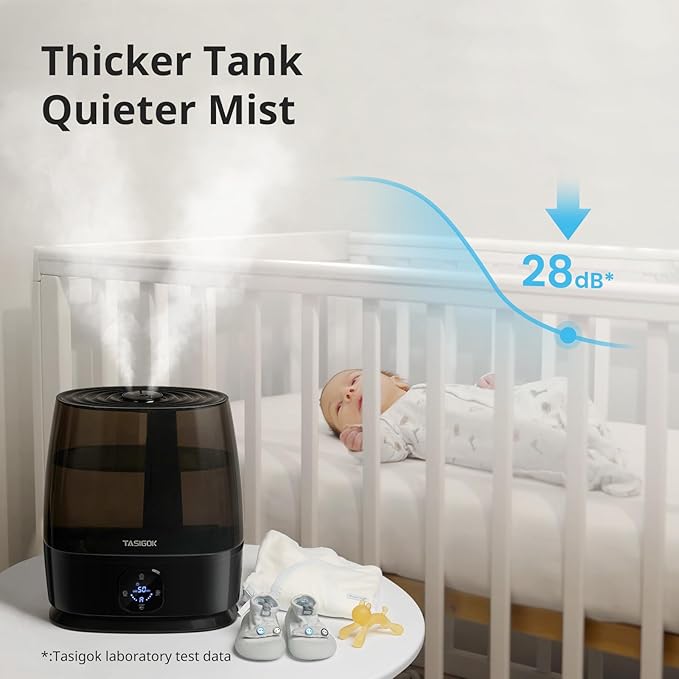 Humidifiers for Bedroom Home, 6L Cool and Warm Mist Air Humidifier for Large - Image 5