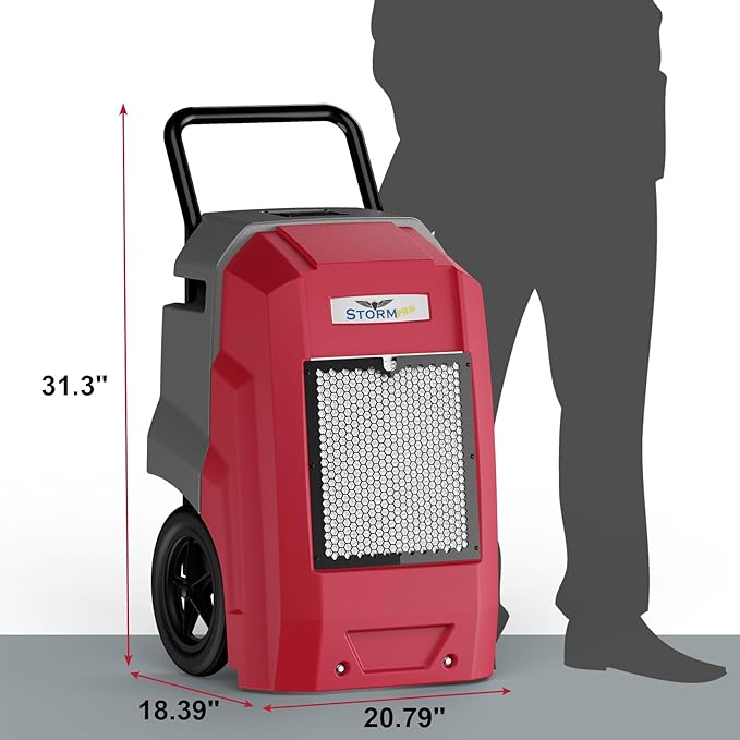 ALORAIR Storm Pro Commercial Dehumidifier 180 PPD, LGR Portable Dehumidifier - Image 6