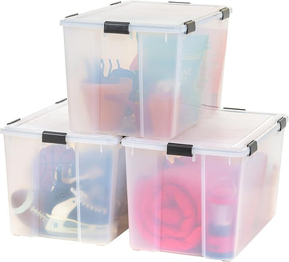 IRIS USA WeatherPro 156 Qt Storage Bins by IRISUSA