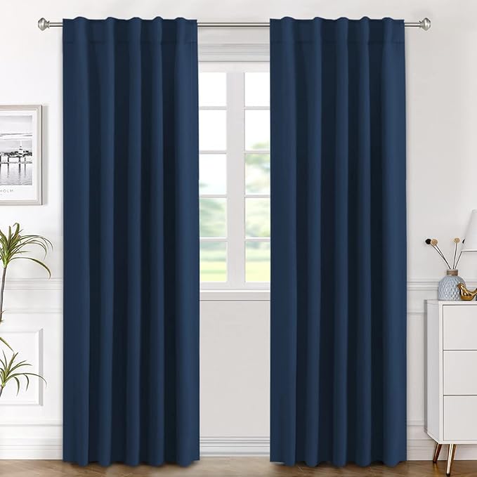 H.VERSAILTEX Blackout Curtains Thermal Insulated Window Treatment Panels Room by HVERSAILTEX