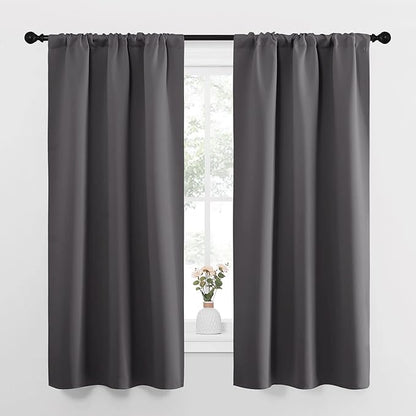 NICETOWN Grey Window Curtains for Bedroom by NICETOWN