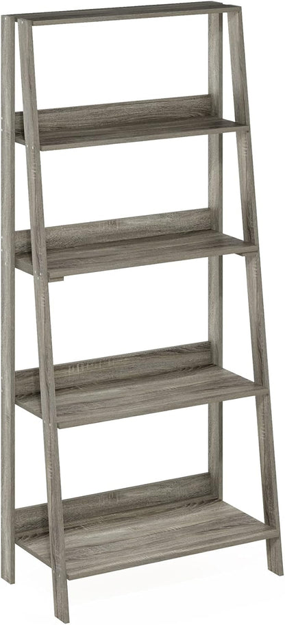 Furinno Ladder Book Shelf, 5-Tier Ladder Shelf, Display Storage Shelves - Image 5