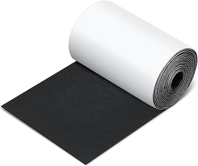 Large Felt Furniture Pads 5 x 120 Inch Non Slip Self Adhesive Heavy Duty by Fullhawl
