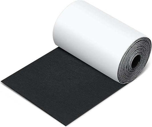 Large Felt Furniture Pads 5 x 120 Inch Non Slip Self Adhesive Heavy Duty by Fullhawl