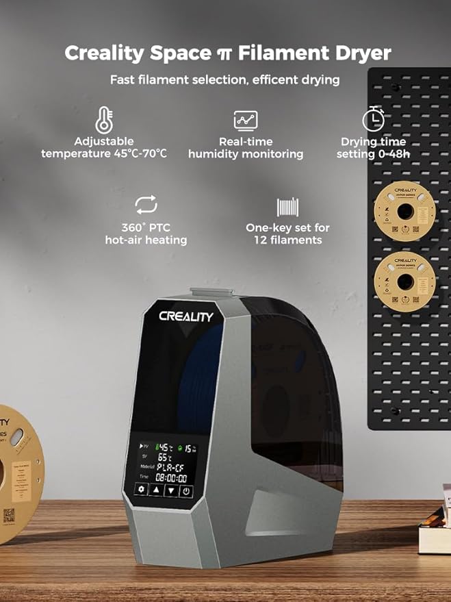 Creality Upgraded Space Pi Filament Dryer, 3D Printer Filament Dryer Box - Image 2