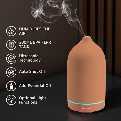 200ML Ceramic Essential Oil Diffuser - Image 3