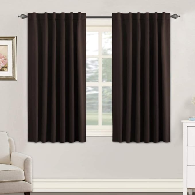 H.VERSAILTEX Blackout Curtains Thermal Insulated Window Treatment Panels Room by HVERSAILTEX