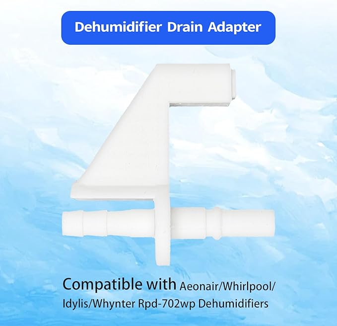 Dehumidifier Parts Upgraded Dehumidifier Drain Hose Adapter Compatible - Image 2