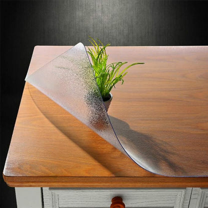 NECAUX Custom 20 x 48 Inch Frosted Table Cover Protector, 1.5mm Thick Plastic by NECAUX