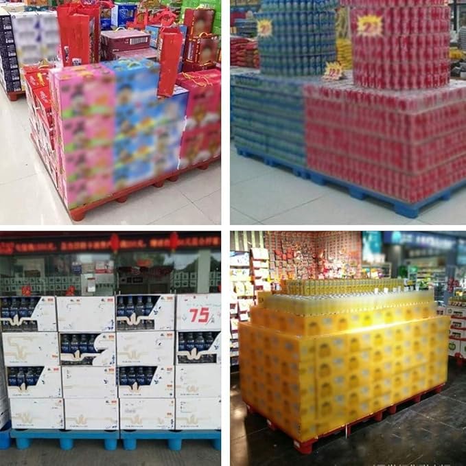 LNNW Stackable Plastic pallets, Warehouse Moisture Barrier, Indoor Outdoor - Image 3