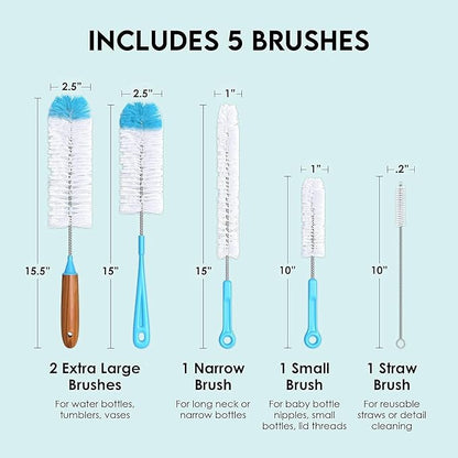 Turbo Microfiber Bottle Brush Cleaner Pack - Image 3