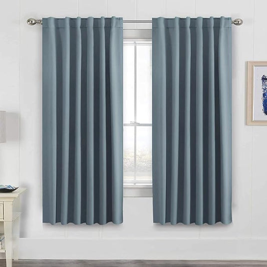 H.VERSAILTEX Blackout Curtains Thermal Insulated Window Treatment Panels Room by HVERSAILTEX
