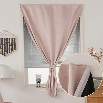 Autohesion Curtains for Windows, Bedroom Blackout Curtains for - Image 2
