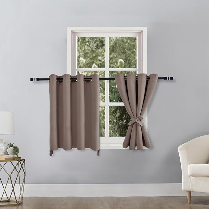 Hiasan RV Blackout Curtains for Bedroom, 52 x 30 Inches Long - Image 2